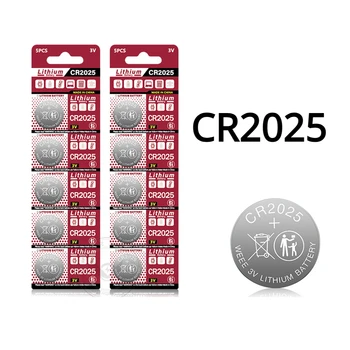 100%원래 CR2025 배터리 CR2025 3V 리튬 배터리 DL2025BR2025KCR2025 원격 제어 차를 위한 시계 버튼을 동전 세포