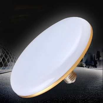 E27 15W18W24W36W50W60W70W 홈 나선 슈퍼 밝은 LED UFO 전 세계 빛이 우산을 전구 에너지 절약 램프를 방수
