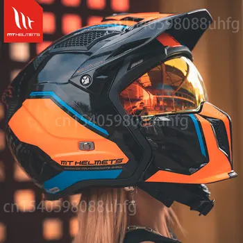 MT 새로운 얼굴 전체 헬멧 오토바이 헬멧 모듈 고품질의 점 ECE 승인 개성이 떨어져도 변하기 쉬워 Moto 헬멧