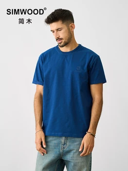브랜드 2023 여름 새로운 특대 240g Slub 면 남자의 캐주얼 티셔츠 품질 편안한 플러스 사이즈 Tops