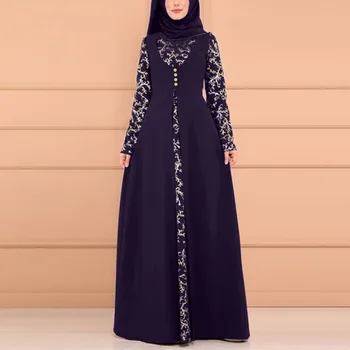 무슬림 여성복도 의복 Abaya 긴 Khimar 라마단 아랍에 가운 응용 프로그램 중동 민족 스타일이 이슬람의 옷을 가