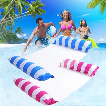 PVC 팽창식 Foldable 초 줄 수영장 물 해먹 공기 매트리스 침대 해변 물 스포츠 안락 의자