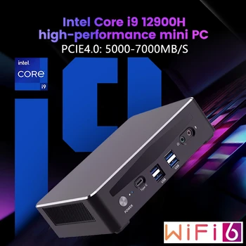 13Gen 랩터 레이크 미니 PC Intel i9 13900H i7 13700H14Core20Threads Windows11PCIE4.0 2*란 게임 데스크톱 컴퓨터 WiFi6