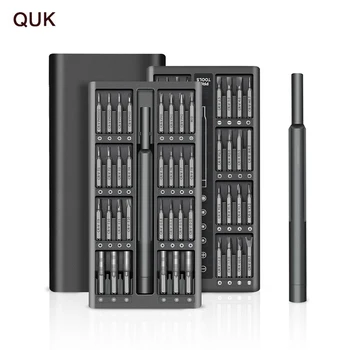 QUK25/63 1 드라이버 설정 정밀도를 자기 나사 드라이버 비트 톡 육트 처리 휴대 전화 수리 Screwdrive Kit 도구