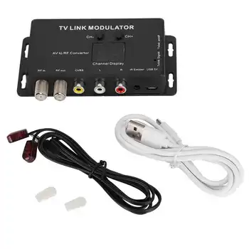 TM70UHF TV 링크를 변조기 AV RF Converter IR Extender21 일 채널 디스플레이 PAL/NTSC 선택 사항 TV IR 변조기 CATV 시스템