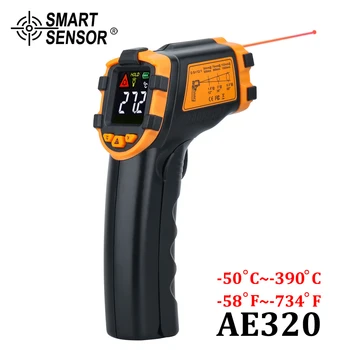 디지털 방식으로 적외선 온도계 비접촉 레이저 Termometer IR LCD 디스플레이온 미터 총 고온계 온도 계측기