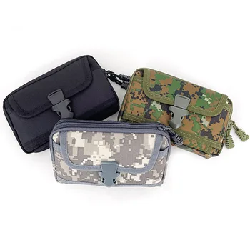 군사 위장 하이킹 파우치 전술 벨트 허리 팩에는 야외 지갑 지갑 패킷 유틸리티 EDC 가방 6.5