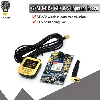 SIM808 모듈 GSM GPRS GPS 개발 보드 IPX SMA 와 GPS 안테나에 대한 아두이노는 라즈베리 파이 지원 2G/3G/4G SIM 카드