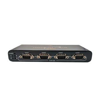 USB2.0 4 포트 RS232DB9 9pin COM 포트 Converter Serial Multiplier 어댑터 컨트롤러 RS-232 허브 플러그 Usb2.0