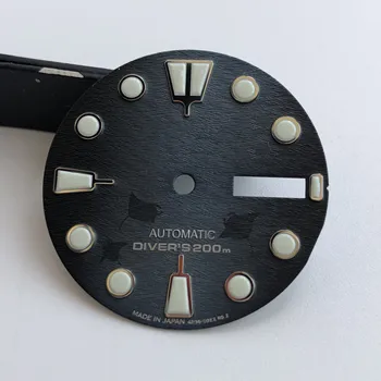 Nh35manta ray 사용자 지정 빌드 다이얼 시계 28.5mm 자동적인 기계식 시계의 액세서 다이빙을 시청 200m