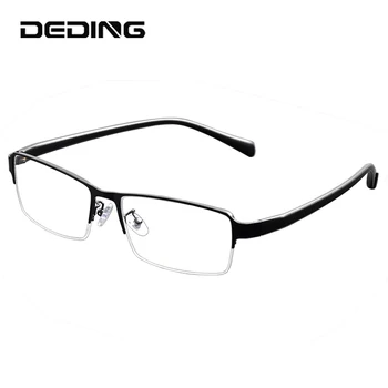 DEDING60MM 비즈니스 대형 안경 프레임 최고 큰 광학적인 안경 프레임 크리 금속 큰 크기 안경 DD1455