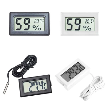 미니 디지털 방식으로 LCD 편리한 실내 온도센서 습도 측정기 온도 습도 측정을 위한 냉장고 수족관