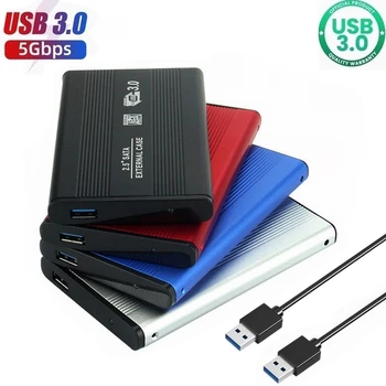 알루미늄 2.5Inch SATA III USB3.0 외장형 하드 드라이브의 경우 USB3.0Mobile 외부 디스크 인클로저에 캐디 SSD 사례 HDD Box