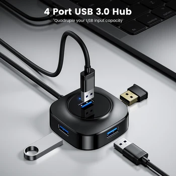4 1 개의 Usb 허브 3 0Usb3.0 쪼개는 도구는 확장기 멀티 포트 Usb2.0Docking Station USB 데이터 전송 어댑터 노트북 PC