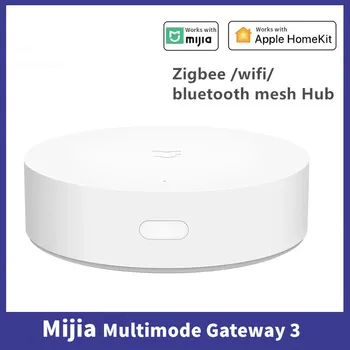 Mijia 스마트 다중 게이트웨이 3Zigbee 와이파이 블루투스 메쉬 허브 스마트 홈 허브 작업의 경우 홈 글랜 애플 앱