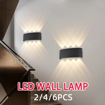 벽 램프 벽 빛 옥외 A85-265V 를 점화하는 가정 장식 침실 옷장 전등 Led 실내 벽 램프를 위한 거실