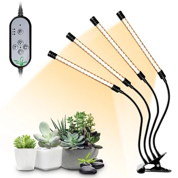 LED 성장 빛 USB 식물 램프 전체 스펙트럼 Fitolamp 제어 Phytolamp 식물을 위한 모종 꽃 홈막 성장 상자