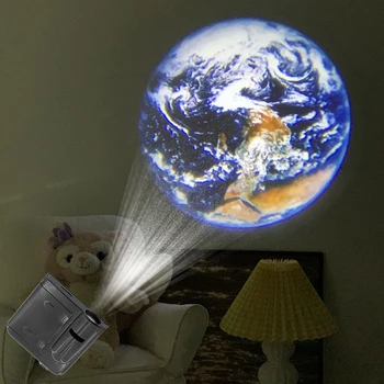 16 풍 카드 달 갤럭시 프로젝션 램프를 배경으로젝터 사진 Prop 침실 장식한 분위기 램프