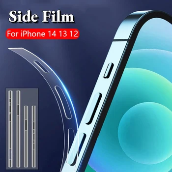 2 세대 측 영화 스티커 아이폰 14 13 12 11 프로 최대 14Plus 명확한 보호는 국경 하이드로겔 Film for IPhone12 13 형