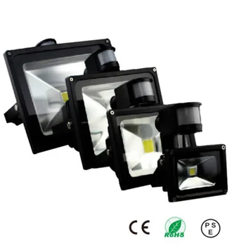 LED 홍수 빛 10W20W30W50W PIR 옥외 홍수 빛 LED 방수 IP65 램프 110V220V 투광램프를 가지는 모션 센서