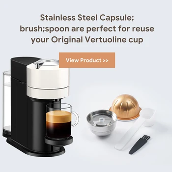 재사용할 수 있는 커피 캡슐 위해 네스프레소 Vertuoline 다음 커피 머신 스테인레스 스틸 커피 Fliter Pod 에 대한 Vertuo 다음