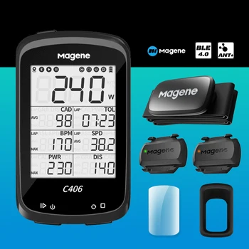 Magene C406 자전거 컴퓨터의 GPS 를 무선 똑똑한 산악 자전거 도로 자전거 Monito Stopwatchring 사이클 데이터 지도 스톱워치 자전거 속도