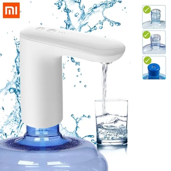 새로운 Xiaomi 휴대용 물 디스펜서 USB 충전 물 디스펜서 집에 자동 소형 배럴 물 전기 펌프의 물 디스펜서