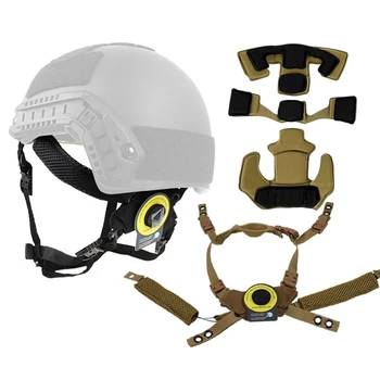 웬디 헬멧 서스펜션 시스템 군은 헬멧 조정가능한 방아끈 빠른 MICH 난조는 옥외 난조 BK/DE/RG 헬멧 액세서리 스폰지 Pad