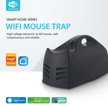 Tuya Wifi 마우스랩 쥐 큰 마우스 킬러 스마 마우스랩 작품으로 Tuya 스마트 생활 응용 프로그램 및 Alexa Google 홈