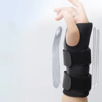 숨 조절 가능한 이중 압축 부목 손목 보호정 관절 스포츠는 팔찌는 손목 관절 스트랩 패드