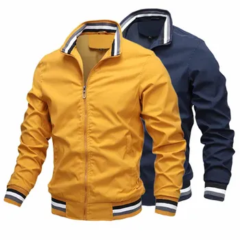 바람막이 남자 폭격 재킷 캐주얼한 코트 지퍼 야외 스포츠 재킷을 봄 가을 군 오토바이 대형 재킷 6XL