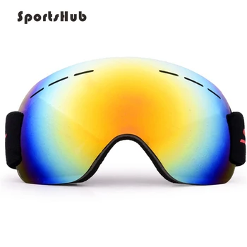 SPORTSHUB 방수 스키 고글 반대로 안개는 큰 스키장 마스크의 안경 스키 남자 여자는 눈 스키 고글 CS0018
