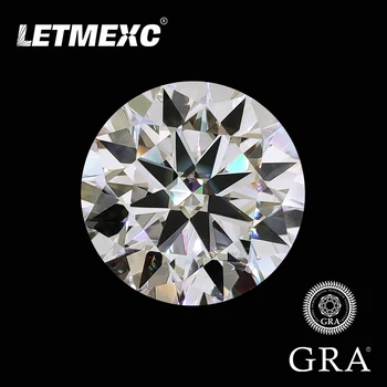 Letmexc 새로운 나 보석 실험실 다이아몬드 VVS1 긍정적인 전달되는 상임위원 멀티 III 다이아몬드 테스