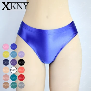 XCKNY 새로운 기름진 광택 있는 반바지 섹시한 윤기 바지 비키니 저렴한 웨이스트 섹시 스타킹 착용할 수 있습 광택 있는 외부 속옷