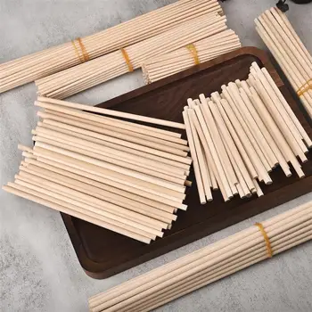 라운드 나무 지팡이 기술을 위한 식품 아이스 캔디 및 모델 케이크를 만드는 앵커 DIY 튼튼한 맞춤형 목공 도구
