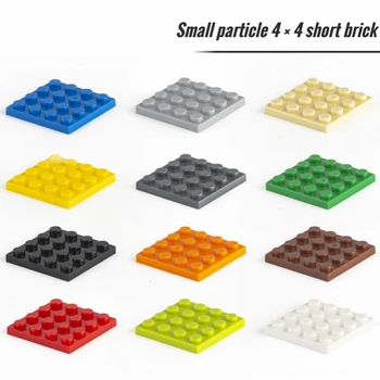 100g 의 작은 입자 3031 4x4 널판 벽돌 블록 DIY 부분 Buildmoc 호환성 어셈블리한 입자 창조적인 선물 장난감
