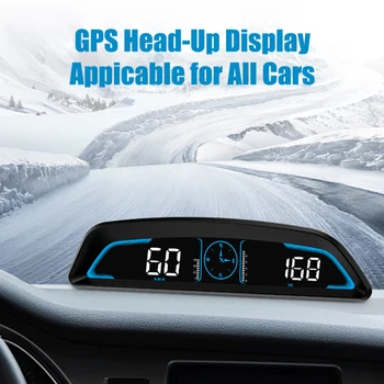 G3HUD 스마트 헤드업 디스플레이동 속도계 GPS 보드에 컴퓨터 디지털 방식으로 시계 경보 모니터링 자동차 부속품 Cartronics