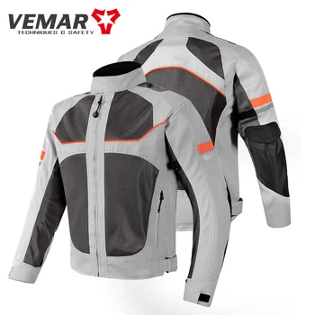여름 남자 크로스 재킷 오토바이 재킷에 경주 오토바이 옷을 통기성 메쉬 Moto 재킷