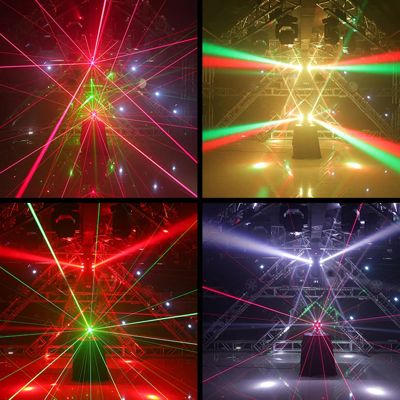 12x10W 슈퍼 빔 Led 이동하는 맨 위 빛 레이저로 두 번 공/120W RGBW KTV 댄스홀 바 단계 디스코 이동하는 맨 위 빛