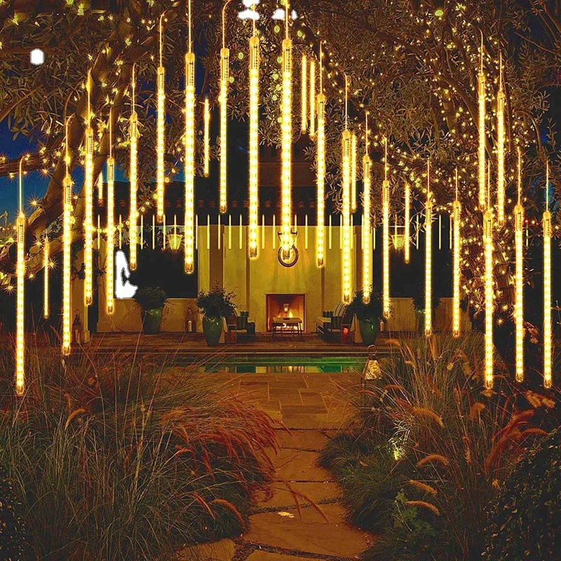 30/50 성 비 LED 문자열 조명 야외 스트리트 램프 화 환 크리스마스 트리 장식 결혼식을 동원식