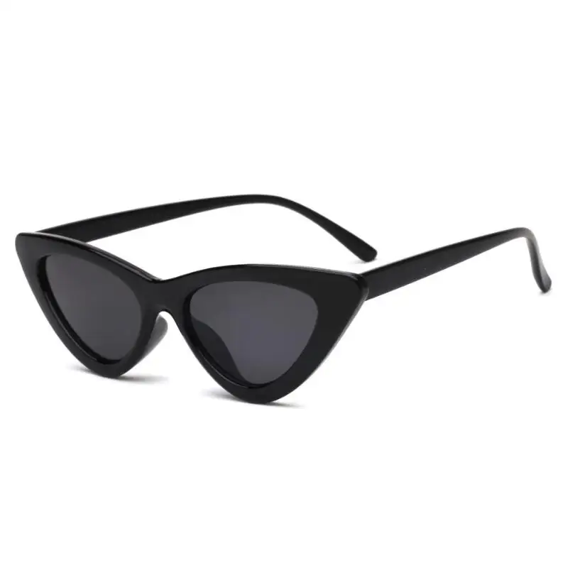 COOYOUNG 귀여운 섹시한 레트로 눈 여성 선글라스 검색 삼각형 빈티지 저렴한 숙녀 태양 안경 빨간 여성 UV400