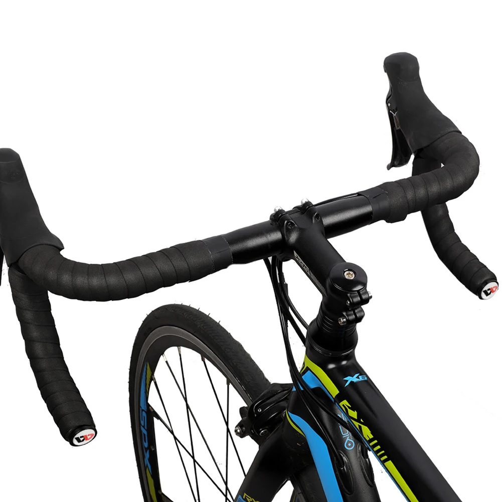 WEST 자전거 6pcs 접착제 핸들바 스트랩 MTB 도로 자전거 자전거에 막대 그립 포장 테이프 EVA 반대로-미끄러짐이 자전거 바 그립 포장 테이프