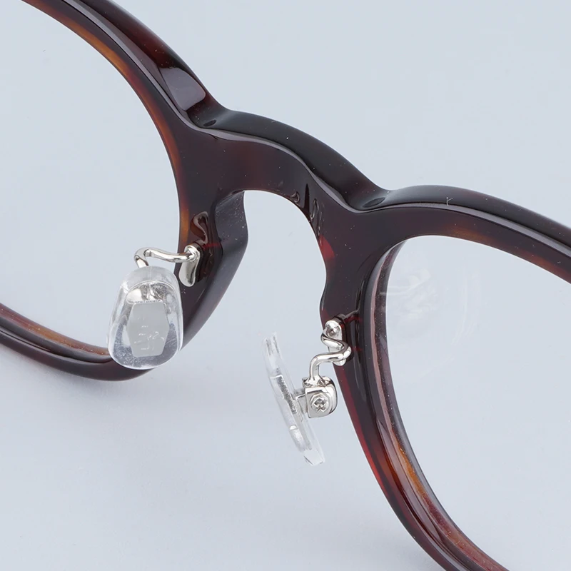 케 KC-59 일본어 손으로 만들어진 디자이너 브랜드세테이트 안경알 구조 남성적인 타원형 근시 안경 여성 Eyewear
